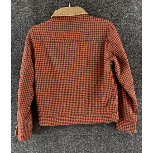 Faherty Women’s Jacket Wool Blend Corduroy Plaid Size Small - Picture 14 of 14